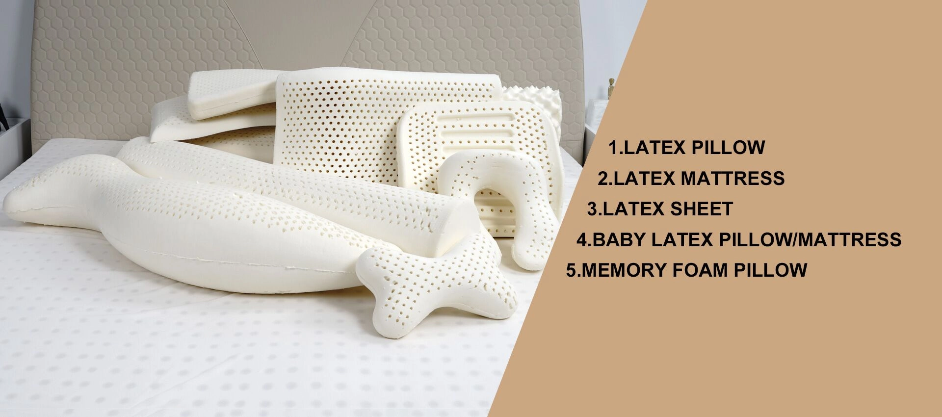 Produtos de látex de alta qualidade