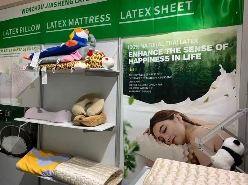 Wenzhou Jiasheng Latex Products Co., Ltd. participou da Sleep Expo Middle East 2025
